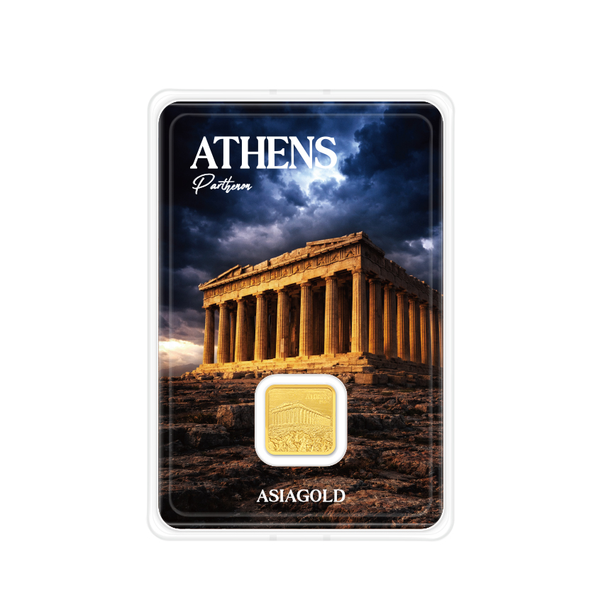 파르테논 신전 스퀘어 골드바 3.75g