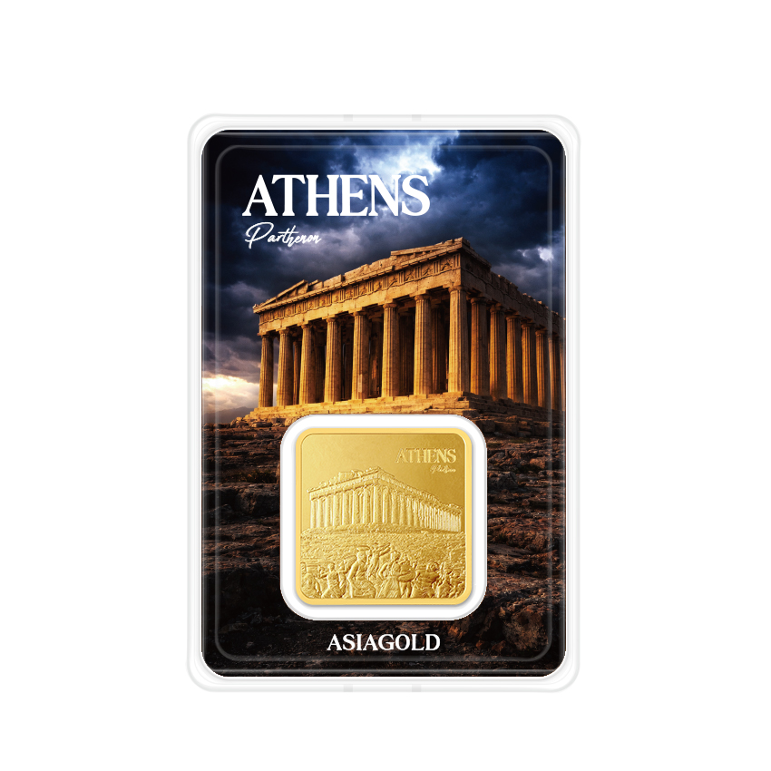 파르테논 신전 스퀘어 골드바 37.5g